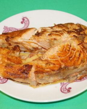 Жареная семга в мультиварке