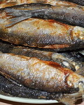 Жаренная ряпушка