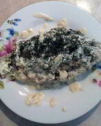 Жареные карасики в сметане с петрушкой