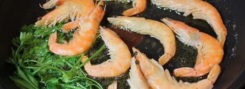 жареные креветки с соусом. Шаг 2