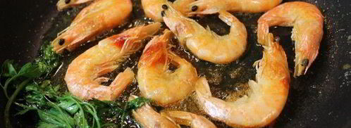 жареные креветки с соусом. Шаг 3