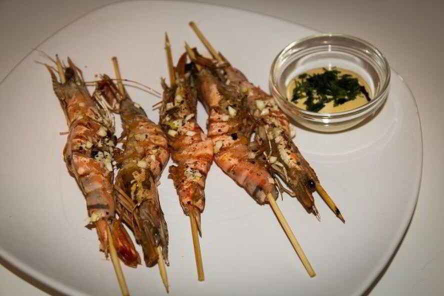 Рецепт жареные тигровые креветки