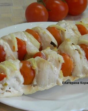 Куриные шашлычки на кефире