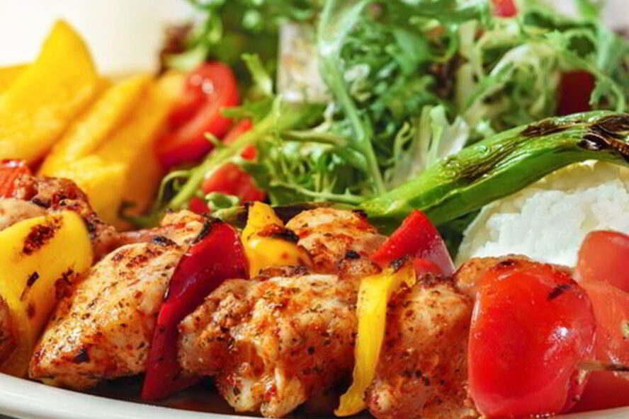 Рецепт куриные шашлычки на сковороде