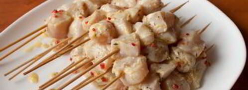 куриные шашлычки с лимоном и зеленью. Шаг 5