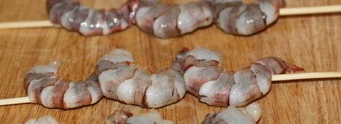 шашлычки из креветок с кунжутом. Шаг 4