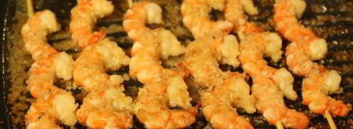 шашлычки из креветок с кунжутом. Шаг 6