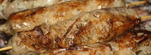 шашлычки из печени в жировой сетке. Шаг 3