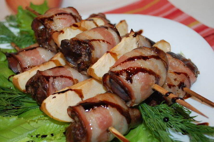 Рецепт шашлычки из печени