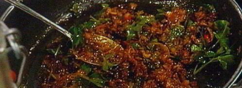 шашлычки из ягненка с картофельными пальчиками и икрой из баклажанов. Шаг 7