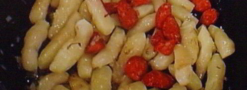 шашлычки из ягненка с картофельными пальчиками и икрой из баклажанов. Шаг 8