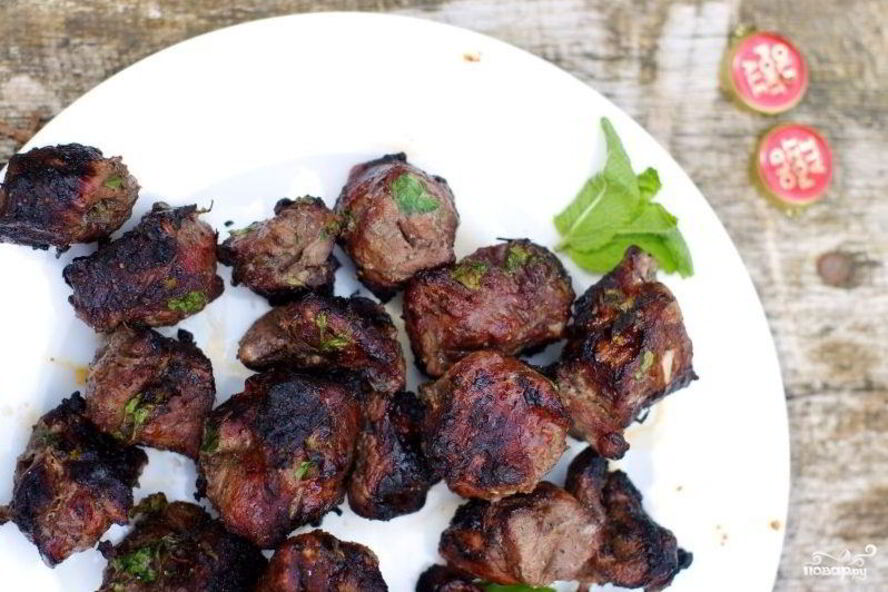 Рецепт шашлык из баранины с уксусом