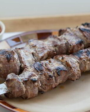 Шашлык из баранины в кефире