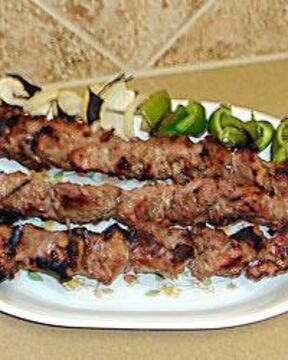 Шашлык из говядины на кефире