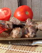 Шашлык из говядины