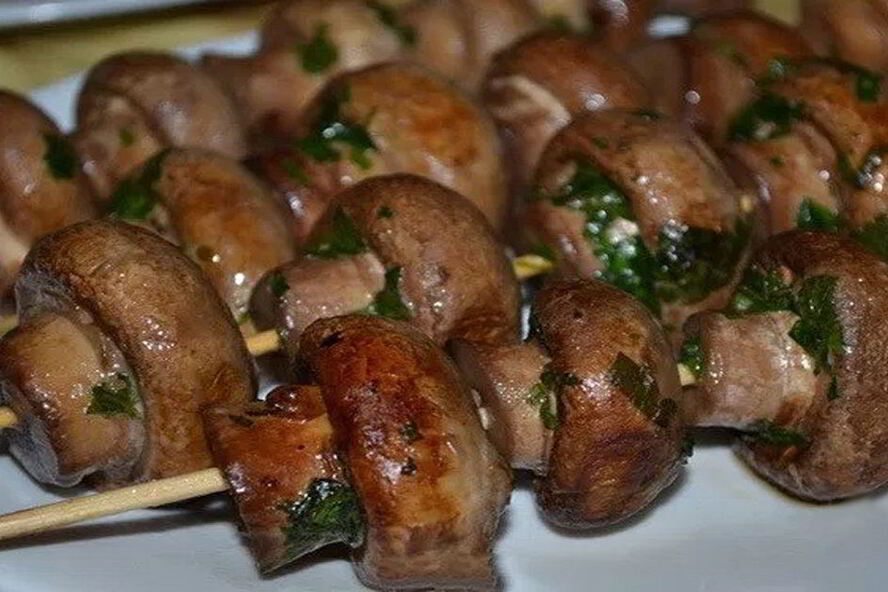 Рецепт шашлык из грибов