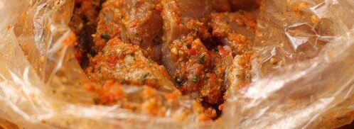 шашлык из индейки на шпажках. Шаг 5