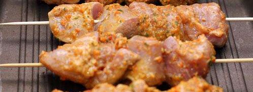 шашлык из индейки на шпажках. Шаг 6