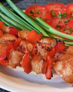 Шашлык из индейки в кефирном маринаде