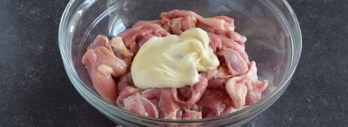 шашлык из куриного филе в духовке. Шаг 8