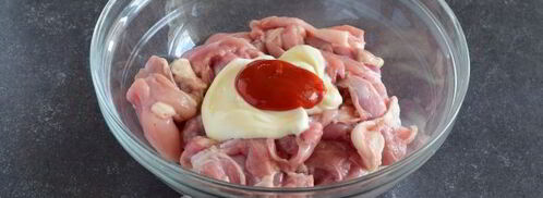 шашлык из куриного филе в духовке. Шаг 9