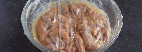 шашлык из куриного филе в духовке. Шаг 13