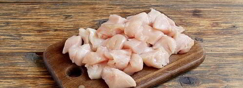 шашлык из курицы на сковороде. Шаг 3