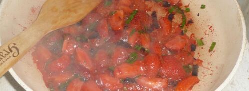 шашлык из курицы с клубнично-базиликовым соусом. Шаг 2