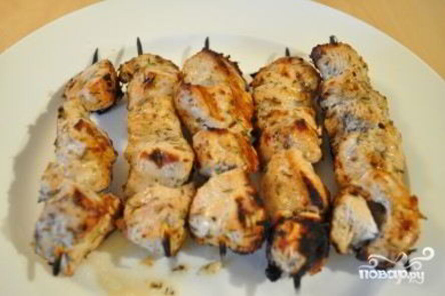 Рецепт шашлык из курицы в аэрогриле