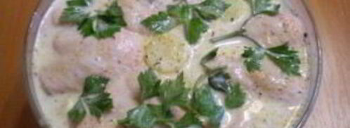 шашлык из курицы в кефире. Шаг 3