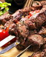 Шашлык из мраморной говядины