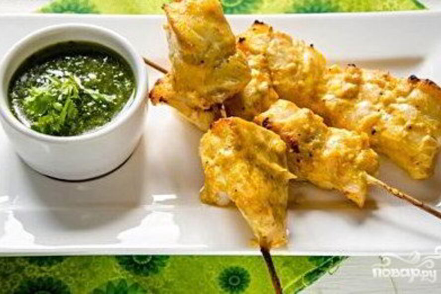 Рецепт шашлык из рыбы трески