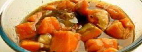 шашлык из семги на сковороде. Шаг 2