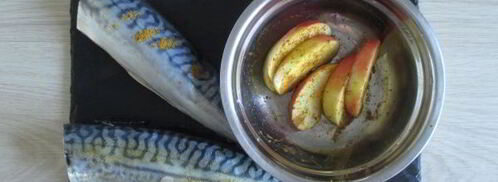 шашлык из скумбрии на решетке. Шаг 7