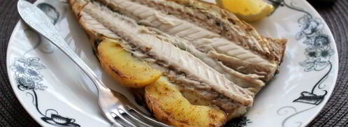 шашлык из скумбрии на решетке. Шаг 12