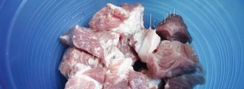 шашлык из свинины на минералке. Шаг 4