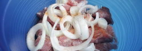 шашлык из свинины на минералке. Шаг 5