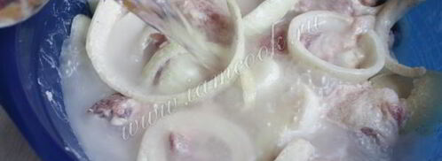 шашлык из свинины на минералке. Шаг 7