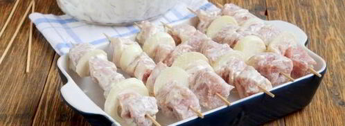 шашлык из свинины на шпажках в духовке. Шаг 7