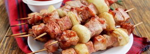 шашлык из свинины на шпажках в духовке. Шаг 8