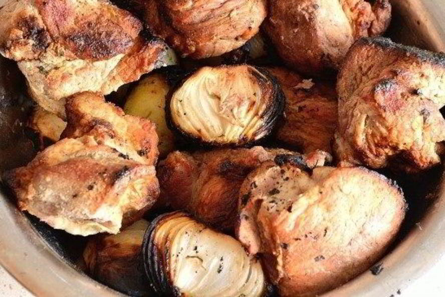 Рецепт шашлык из свинины на уксусе