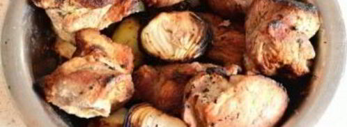 шашлык из свинины на уксусе. Шаг 7