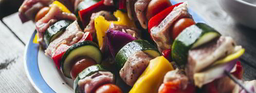 шашлык из свинины с овощами. Шаг 10