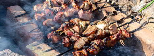 шашлык из свинины с уксусом и луком. Шаг 5