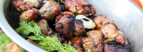 шашлык из свинины с уксусом и луком. Шаг 6