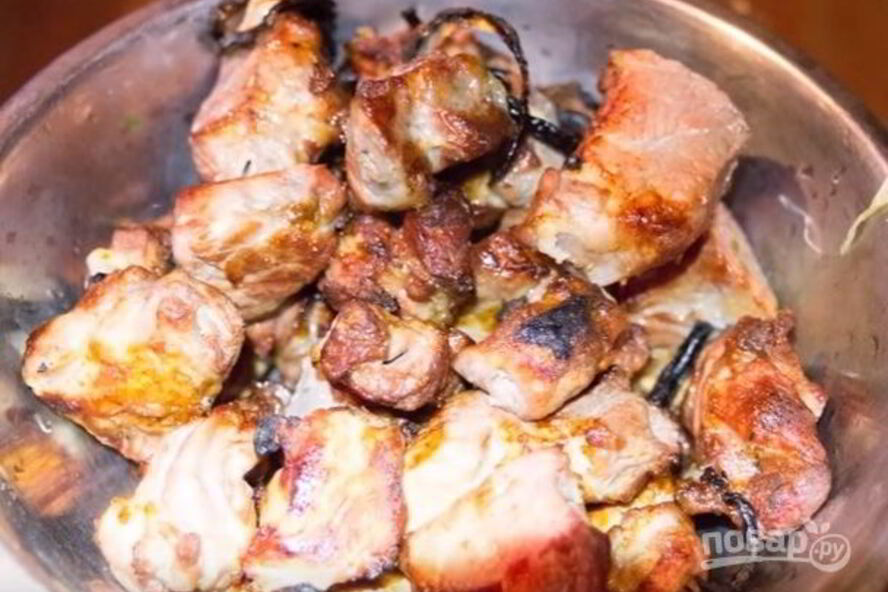 Рецепт шашлык из свинины с уксусом