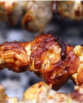 Шашлык из свинины в кефире