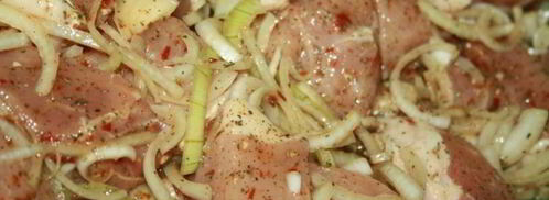 шашлык из свиного эскалопа. Шаг 2