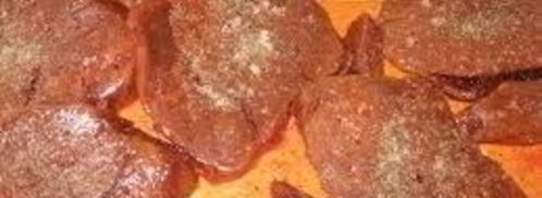 шашлык из свиной печени. Шаг 3