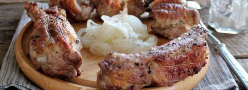 шашлык из свиных ребрышек. Шаг 9